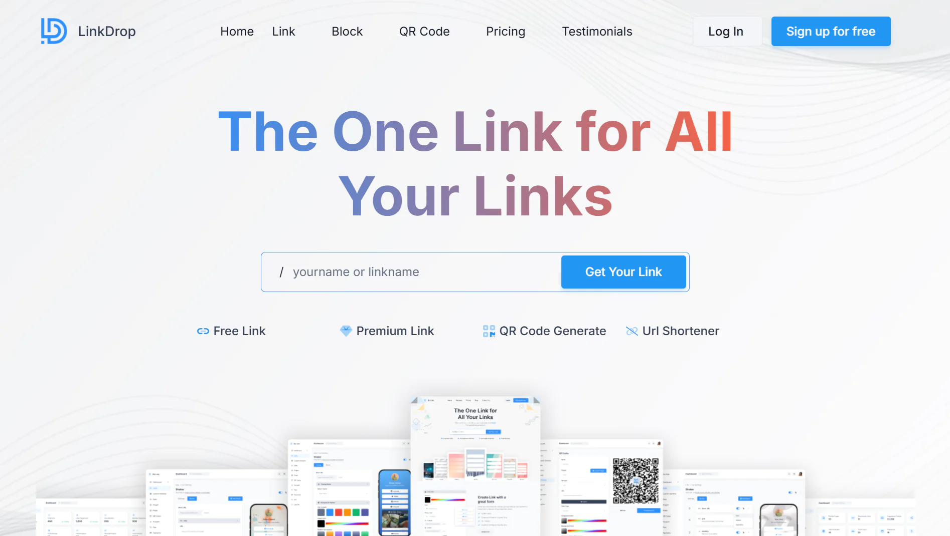 Linkdrop - SaaS Link Management Tool