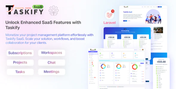 Taskify SaaS - Project Management System in Laravel