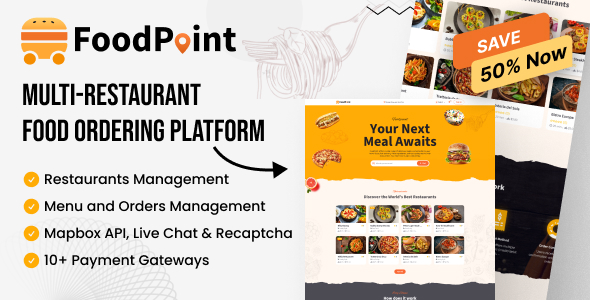 FoodPoint - Multi-restaurant Food Ordering Platform