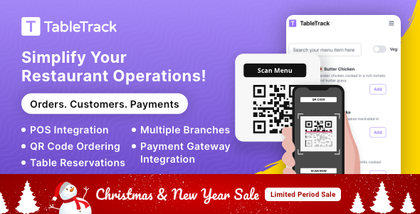 TableTrack - The Complete SaaS Restaurant Management Solution