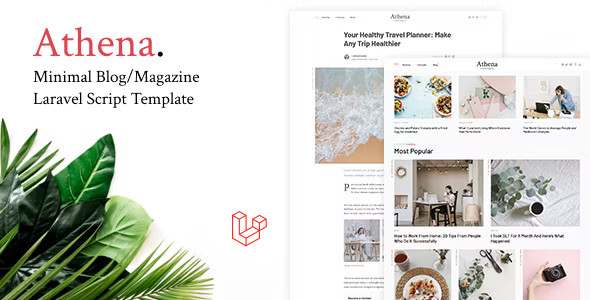 Athena - Laravel Creative Multilingual Blog