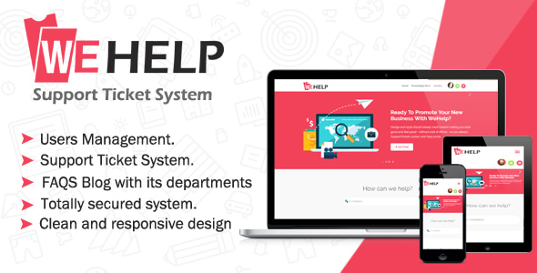 WeHelp - Ticket Support System