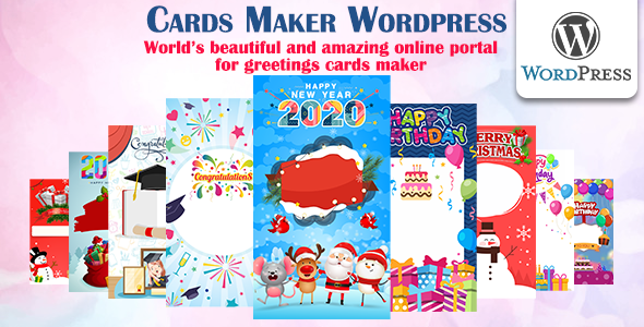 Cards Maker Wordpress