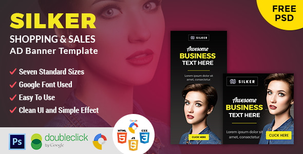 Silker | Business HTML 5 Animated Google Banner