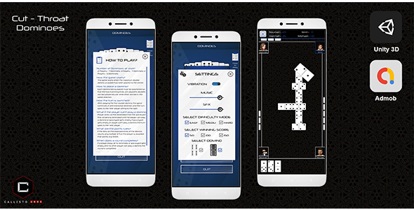 Dominoes Game (Unity 3D + Admob)