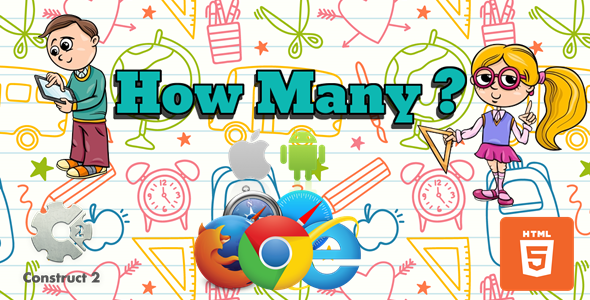 How Many? - HTML5 - Educational Game (.Capx)