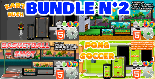 Bundle N°2 ( 04 games | CAPX and HTML5 )