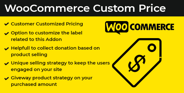 WooComerce Custom Price