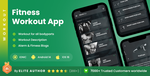 2 App Template| Home Workout Fitness App| Fitness App| Physical Fitness Exercises App | WorkOut