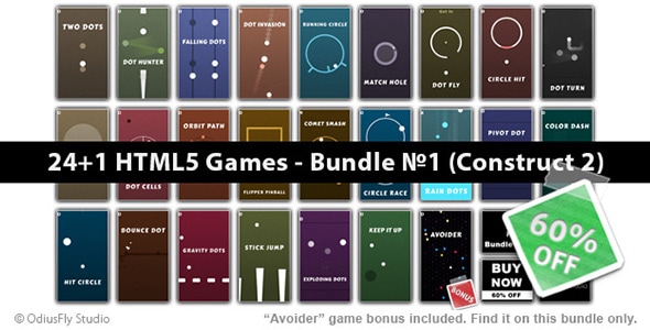 24+1 HTML5 Games - Bundle №1