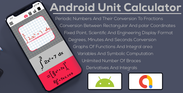 Android Unit Calculator | Converter | Admob Ads Full Application | Admob