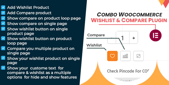 Combo WooCommerce wishlist & Compare plugin