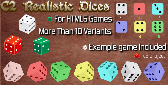 C2 Realistic Dices with a Free Game