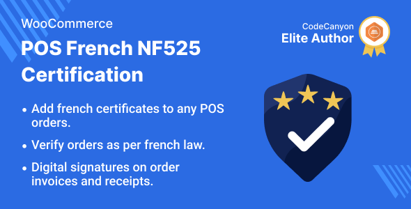 WooCommerce POS French NF525 Certification