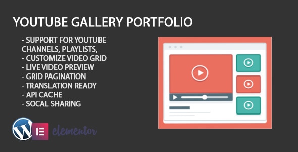 Youtube Gallery Elementor