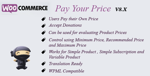 WooCommerce Pay Your Price