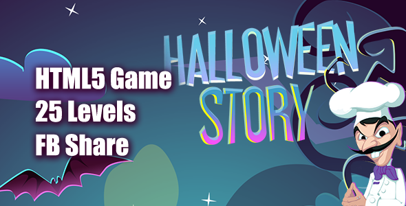 Halloween Story HTML5 Game [ 25 levels ]