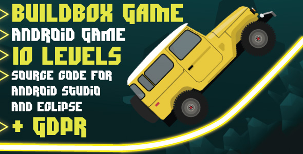 Faster Car with GDPR: Android Game-10 levels-Buildbox game-easy to reskin