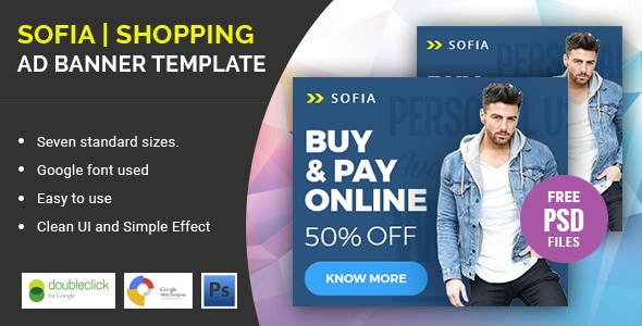 Sofia Shopping | HTML 5 Animated Google Banner