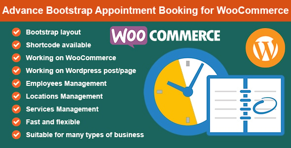 Advance Bootstrap Appointment Booking for WooCommerce