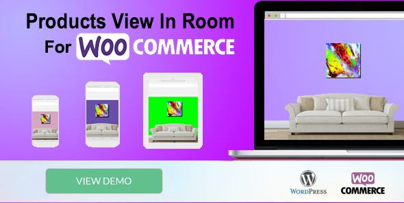 Artwork - Painting View in Room Popup | WooCommerce WordPress