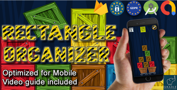 Rectangle Organizer (Admob + GDPR + Android Studio)