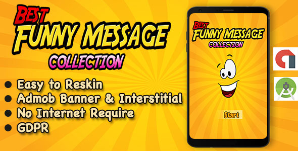 Funny SMS App + Quotes + Ready For Publish + Android Studio