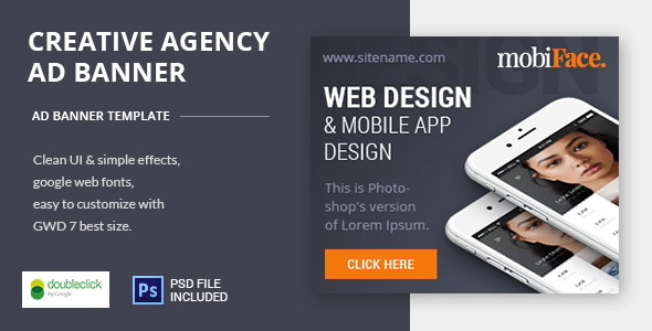 Creative Agency-HTML Animated Banner 01