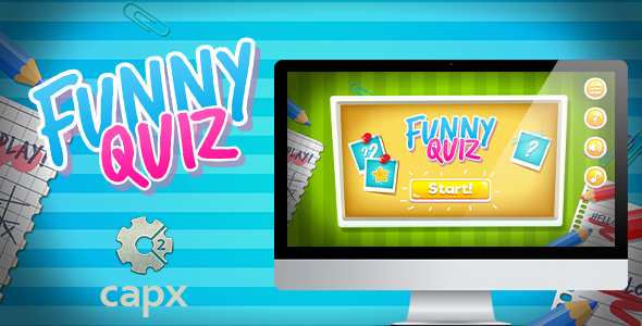 Funny Quiz HTML5 Game with Capx