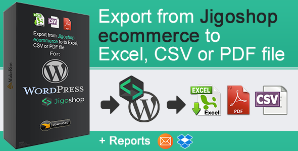 Jigoshop eCommerce Export