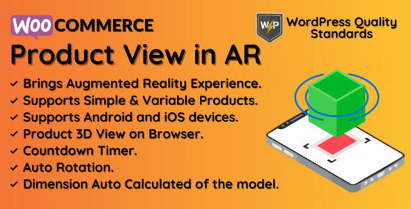 WooCommerce Product View in AR (Augmented Reality) | 3D Product View