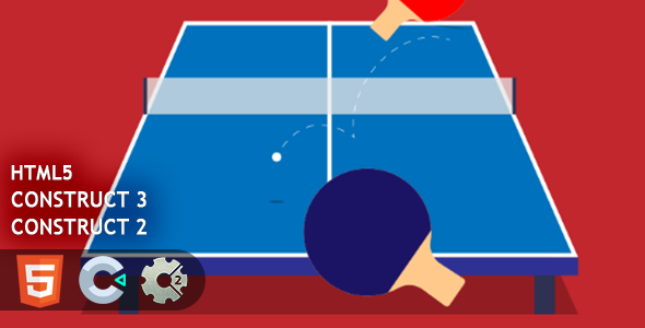 Ping Pong HTML5 Construct 2/3