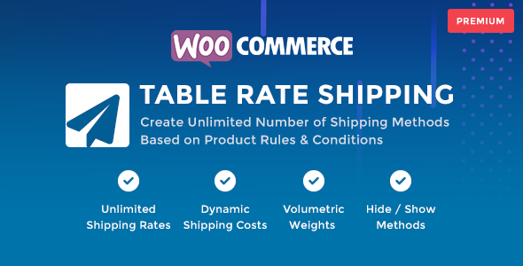 WooCommerce Table Rate Shipping