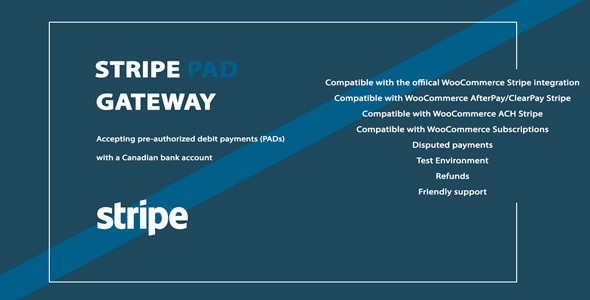 WooСommerce PAD Gateway for Stripe