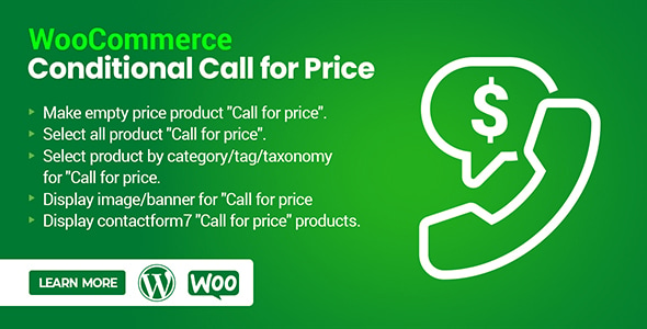 WooCommerce Conditional Call for Price - Call to Order