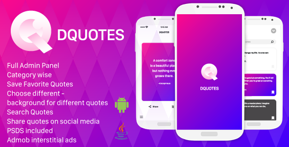 Quotes Android App with Admin Panel