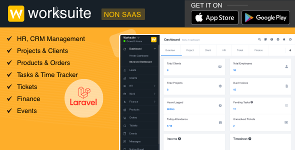 WORKSUITE - HR, CRM and Project Management