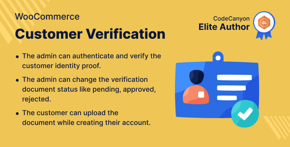 WooCommerce Customer Verification