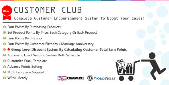 Customer Club : Advanced WooCommerce Point System