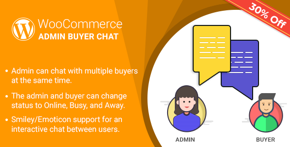 WordPress WooCommerce Admin Buyer Chat Plugin