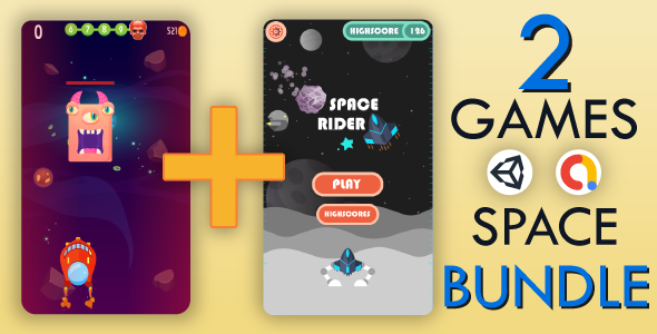 2 Games Space Bundle ( AdMob + Unity Ads )