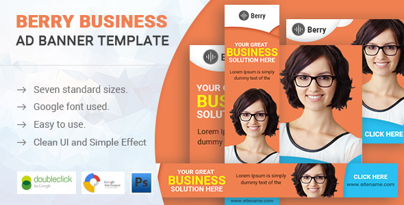 Berry | Business HTML 5 Animated Google Banner