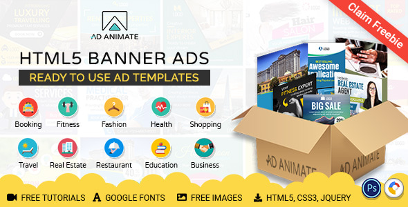 Animated Banner Ads Collection (BDL01) - Value Saver