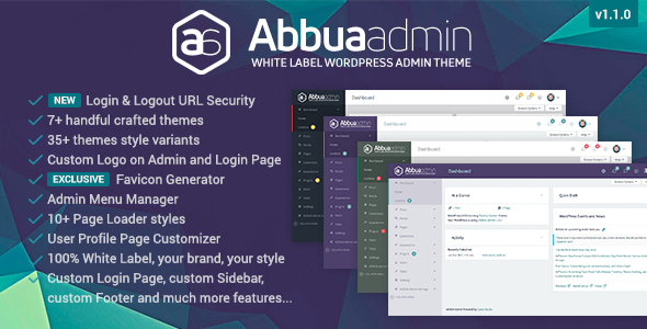 ABBUA Admin WordPress Theme