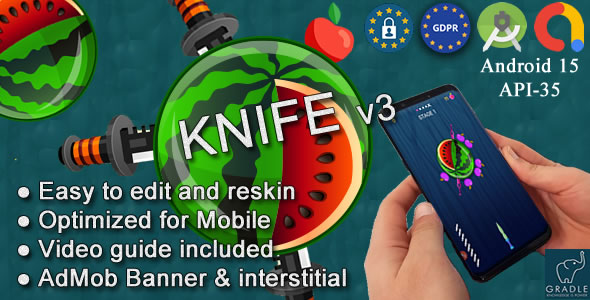 Knife (Admob + GDPR + Android Studio)