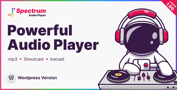 Spectrum Audio Player WordPress & WooCommerce Plugin