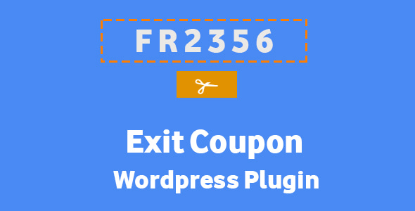 Exit Coupon - Wordpress Plugin