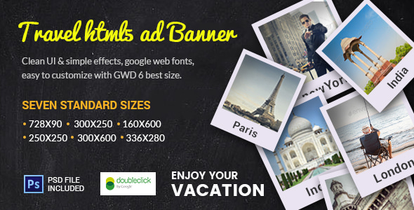 GWD | Travel Destination HTML Banner 03