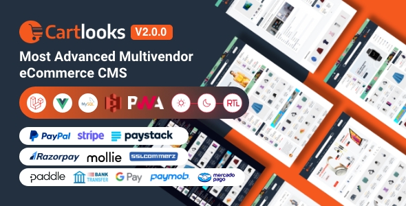 CartLooks | Laravel & VueJS Powered Multivendor Ecommerce CMS with PWA