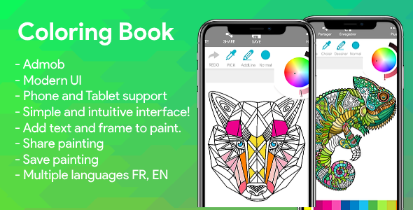 Coloring Book Android with Admob